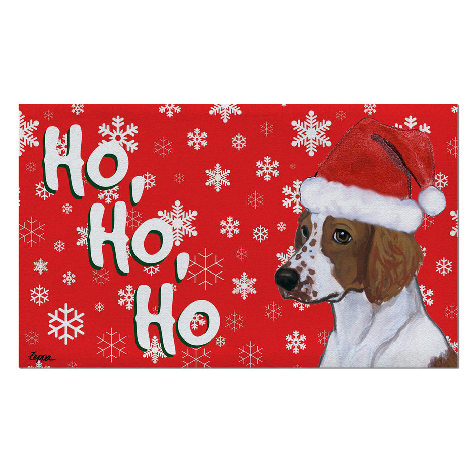 Welsh Springer Holiday Welcome Mat