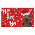 Welsh Terrier Holiday Welcome Mat