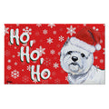West Highland Terrier Holiday Welcome Mat