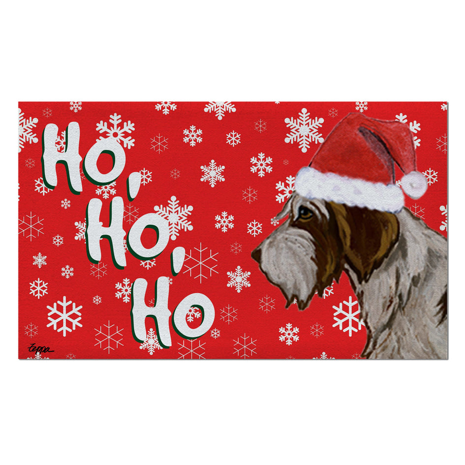 Wirehair Pointing Griffon Holiday Welcome Mat