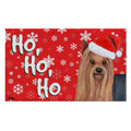 Yorkshire Terrier Holiday Welcome Mat
