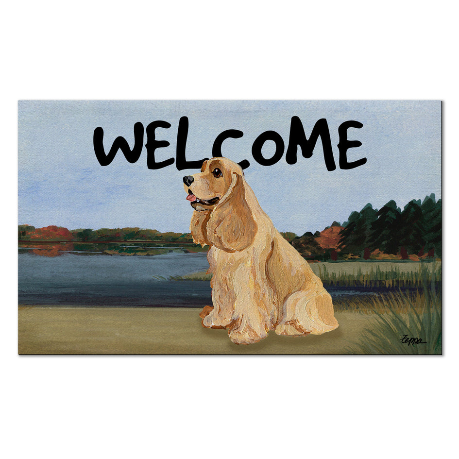 Cocker Spaniel Welcome Mat