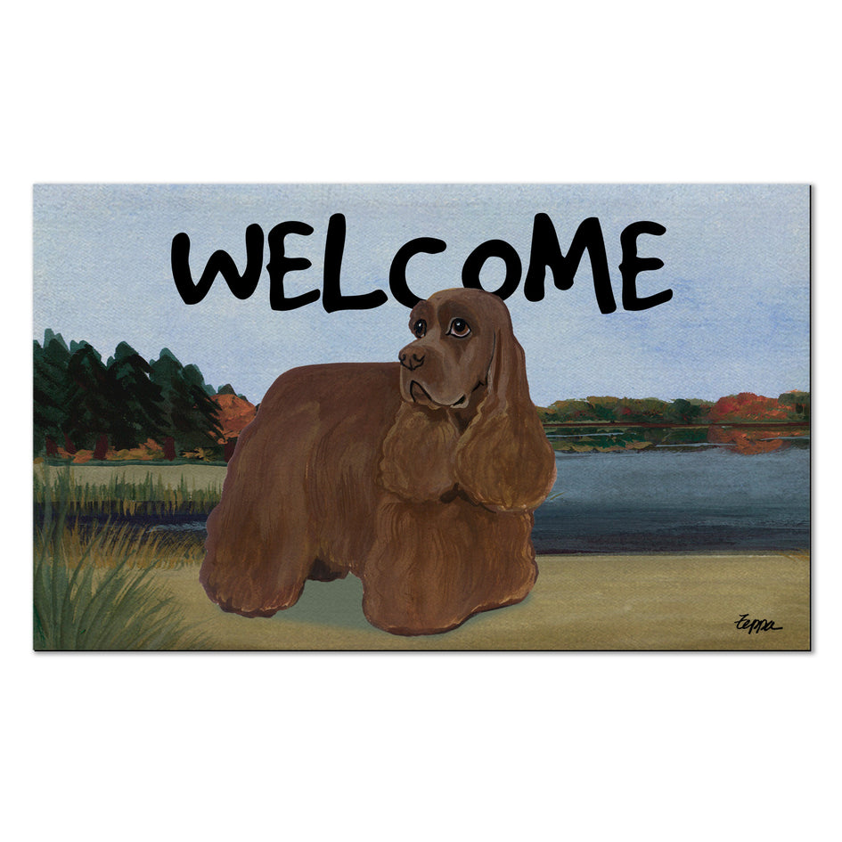 Cocker Spaniel Welcome Mat