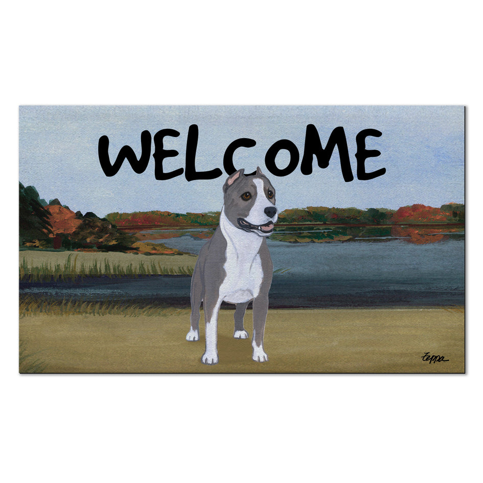 American Staffordshire Terrier Welcome Mat