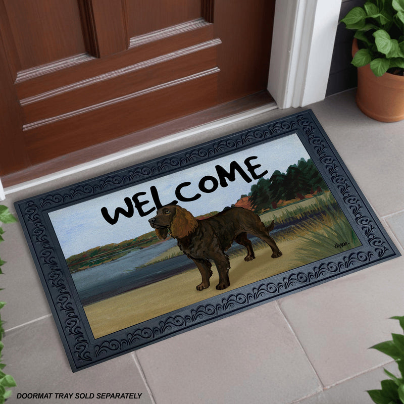 American Water Spaniel Welcome Mat