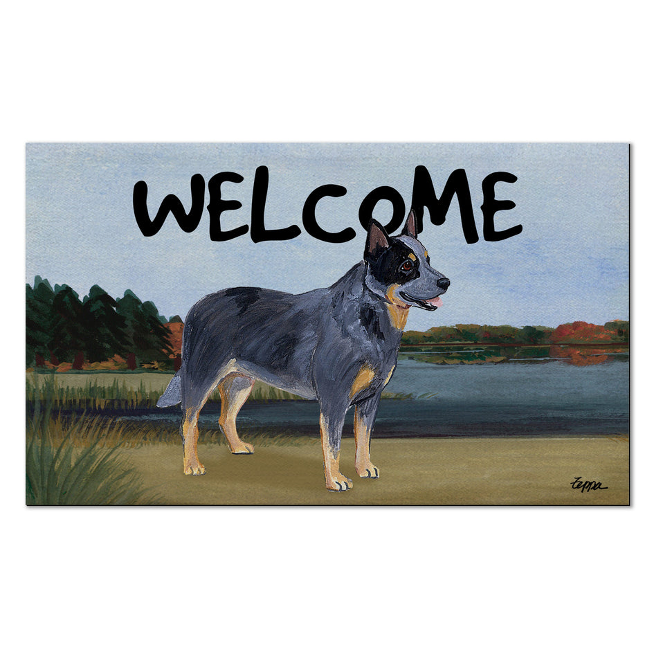 Australian Cattle Dog Welcome Mat