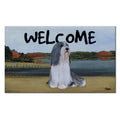 Bearded Collie Welcome Mat