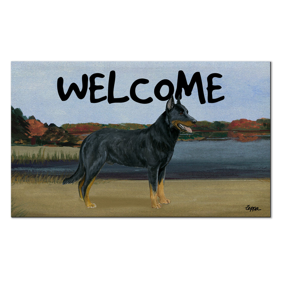 Beauceron Welcome Mat