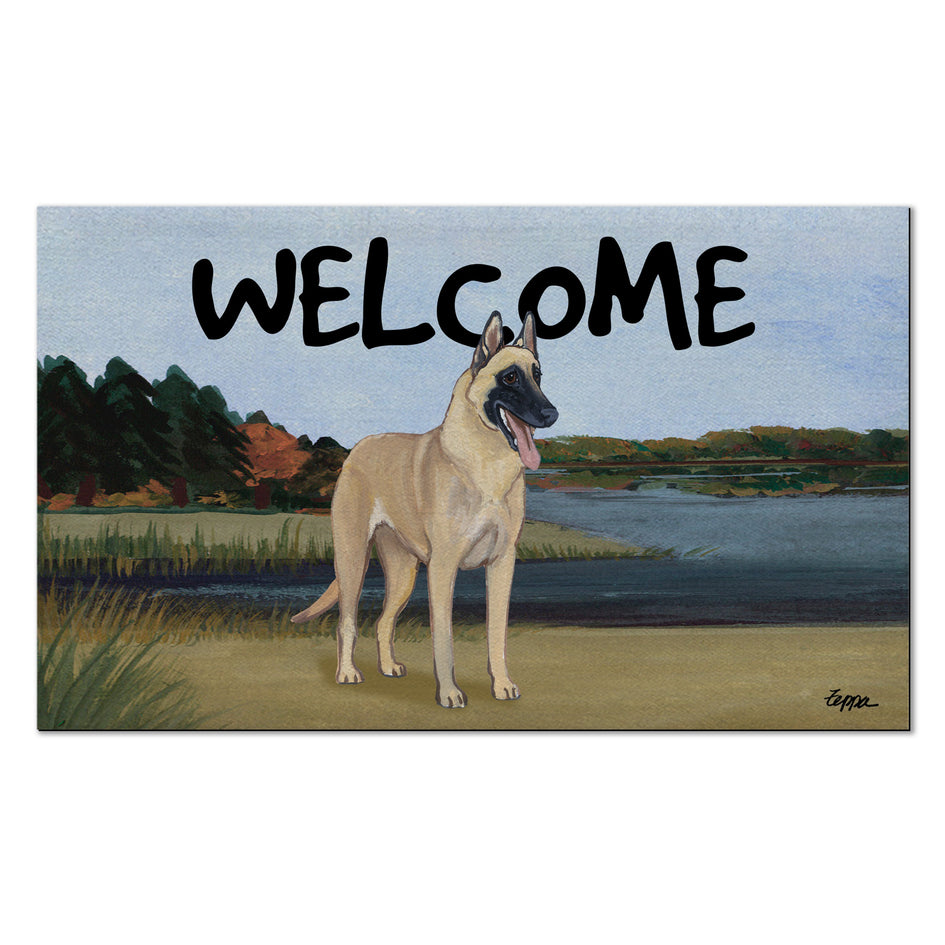 Belgian Malinois Welcome Mat