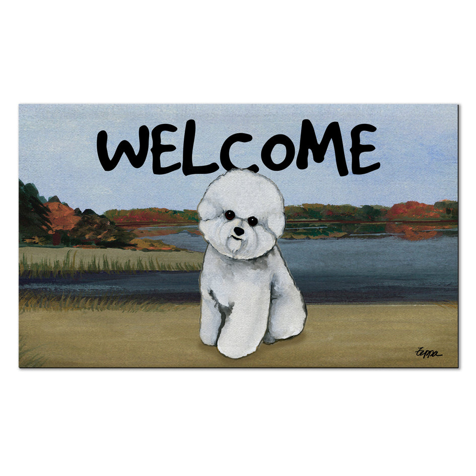 Bichon Frise Welcome Mat