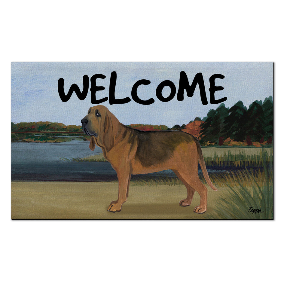 Bloodhound Welcome Mat