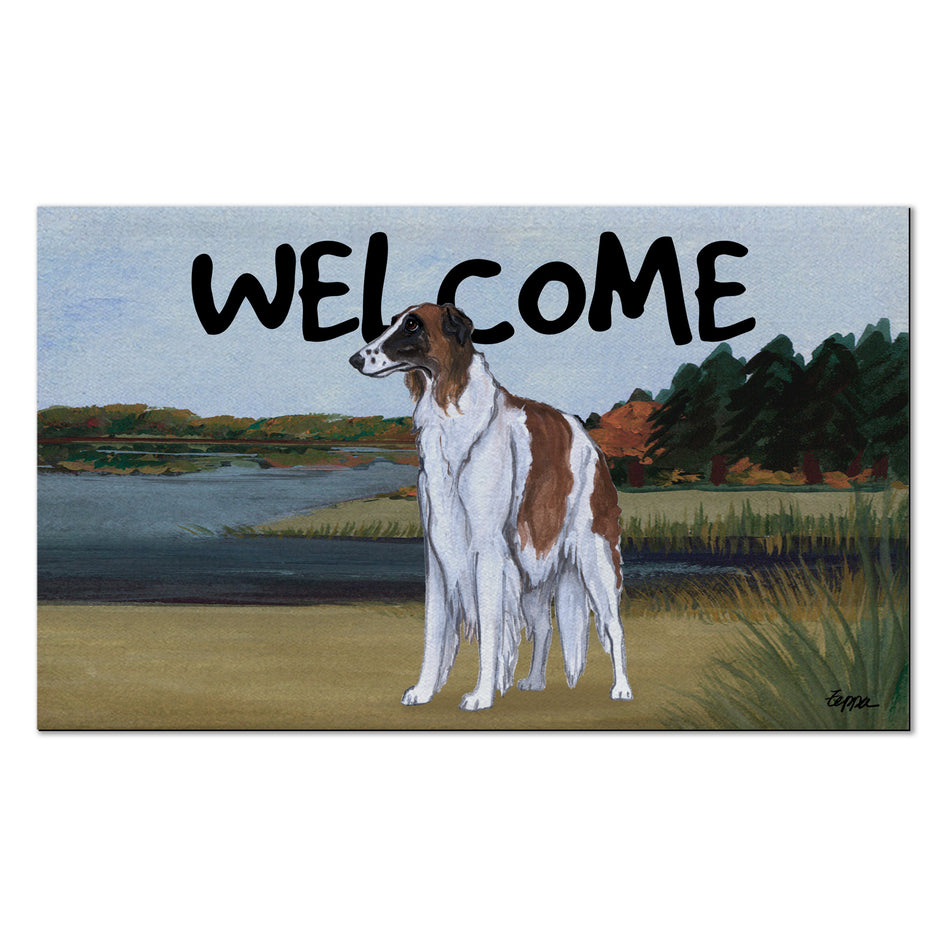 Borzoi Welcome Mat