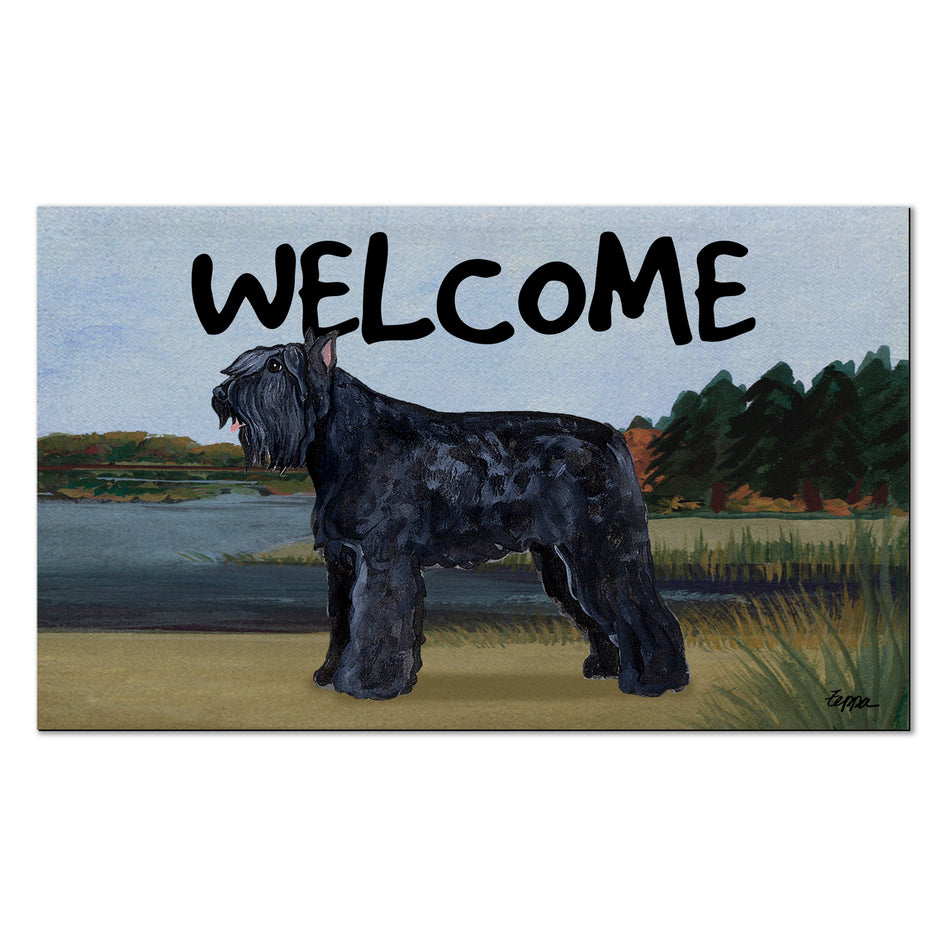 Bouvier des Flandres Welcome Mat