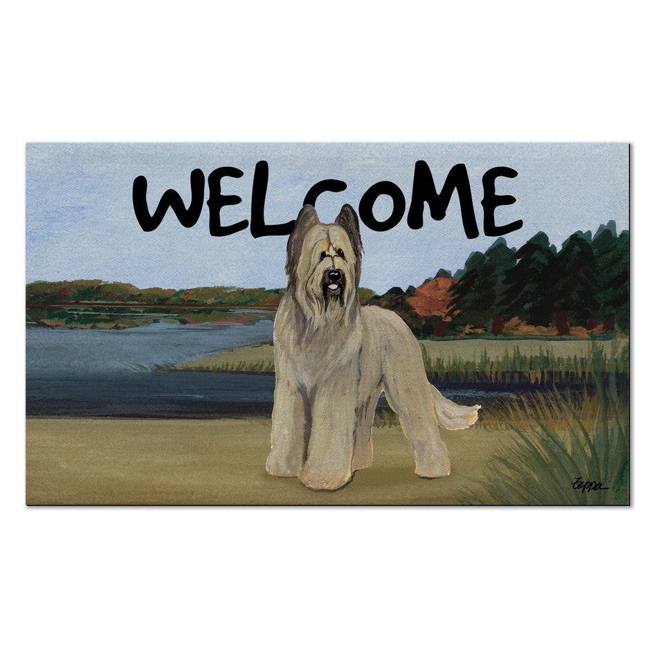 Briard Welcome Mat