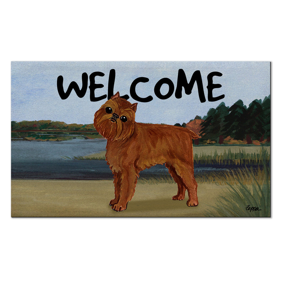 Brussels Griffon Welcome Mat