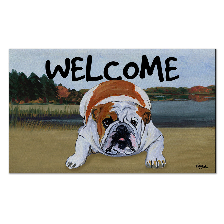 Bulldog Welcome Mat