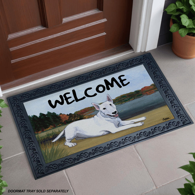 Bull Terrier Welcome Mat