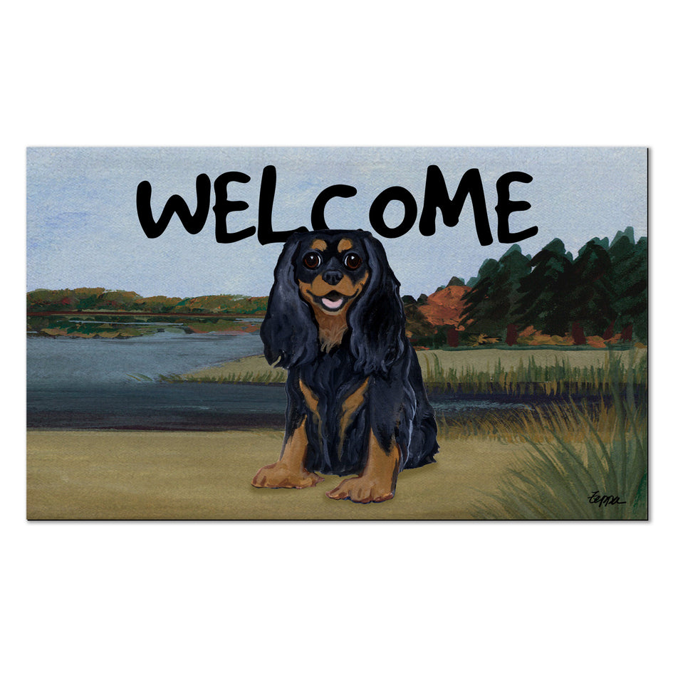 Cavalier King Charles Spaniel Welcome Mat