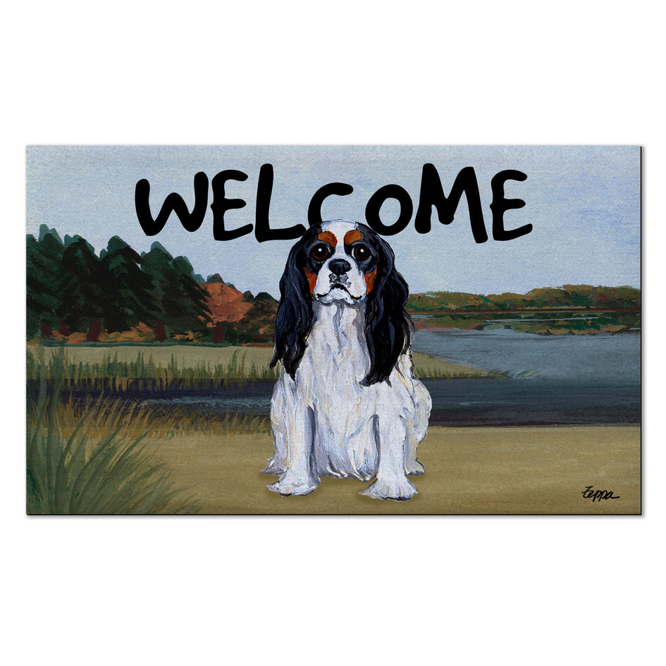 Cavalier King Charles Spaniel Welcome Mat