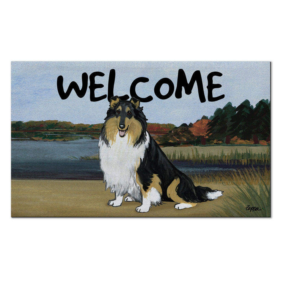 Collie Welcome Mat