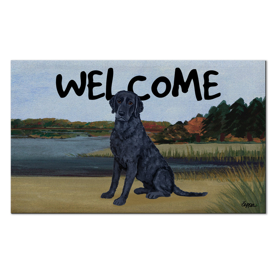 Curly-Coated Retriever Welcome Mat