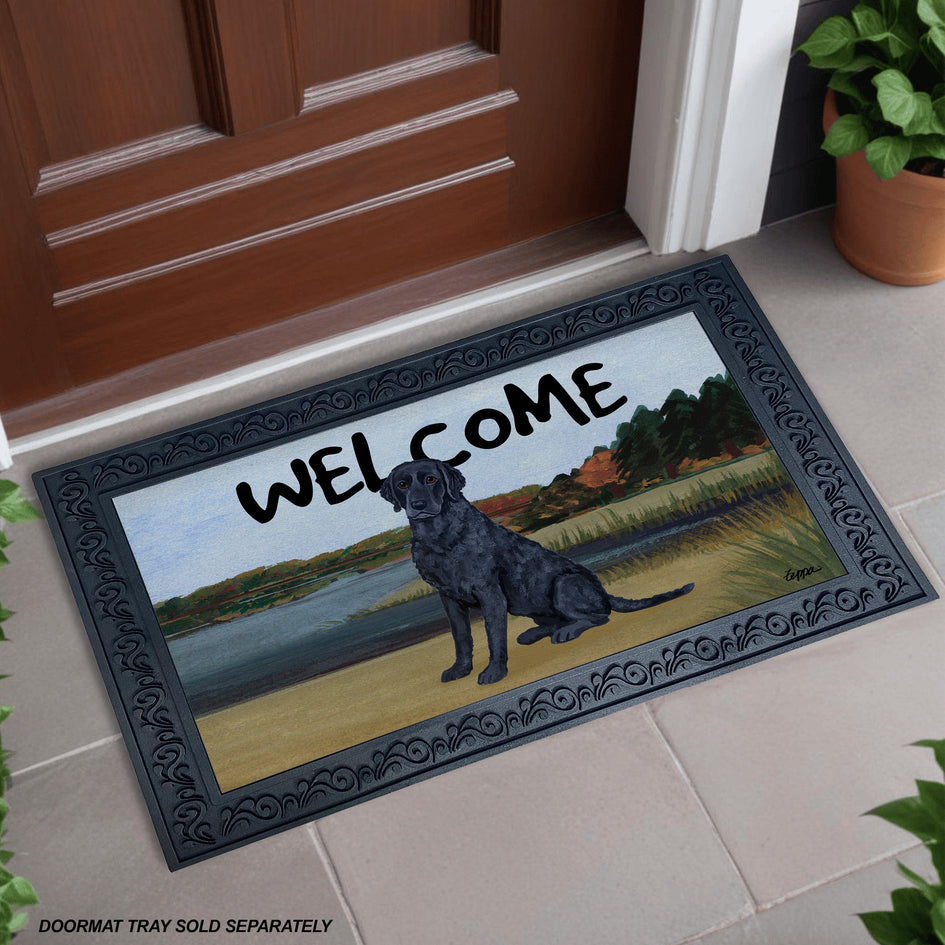 Curly-Coated Retriever Welcome Mat