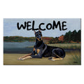 Doberman Pinscher Welcome Mat