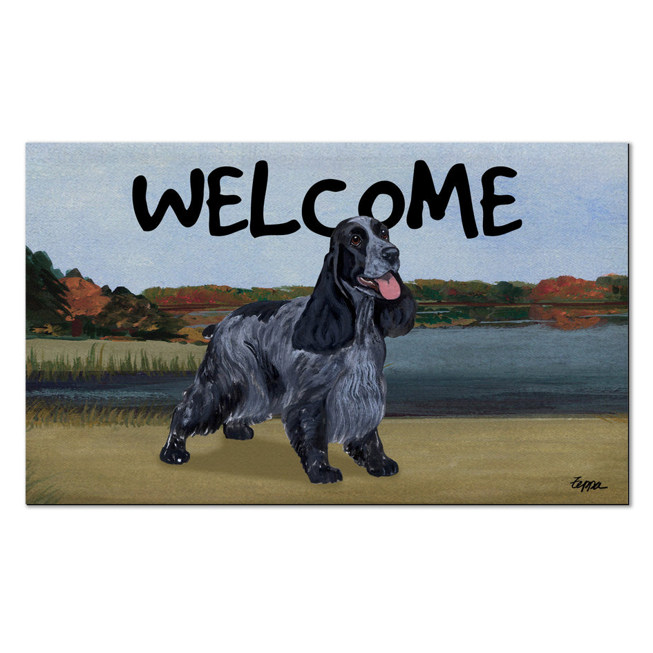 English Cocker Spaniel  Welcome Mat