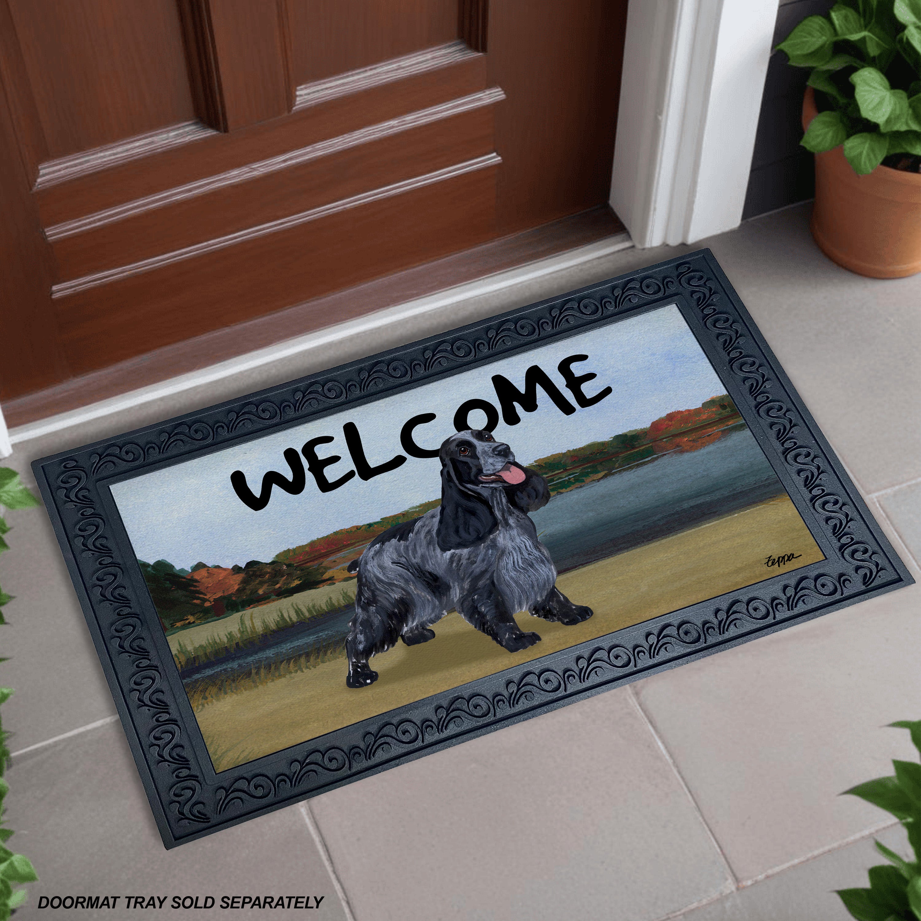 English Cocker Spaniel Welcome Mat | AKC Shop