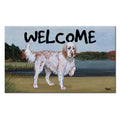 English Setter Welcome Mat