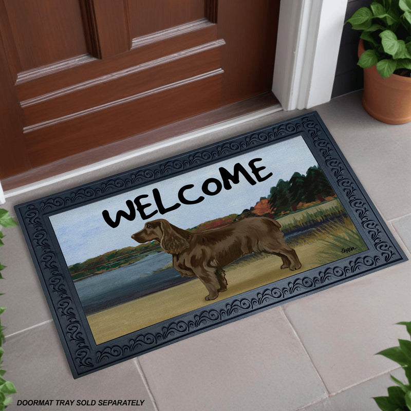 Field Spaniel Welcome Mat