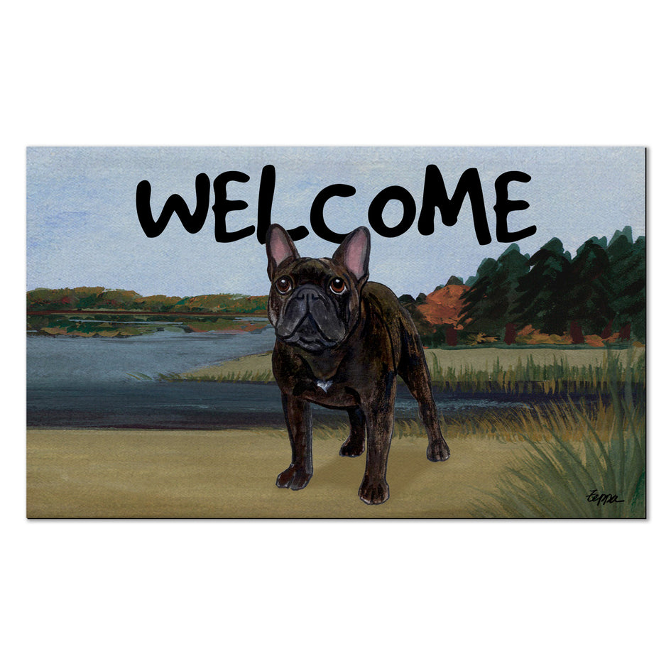 French Bulldog Welcome Mat