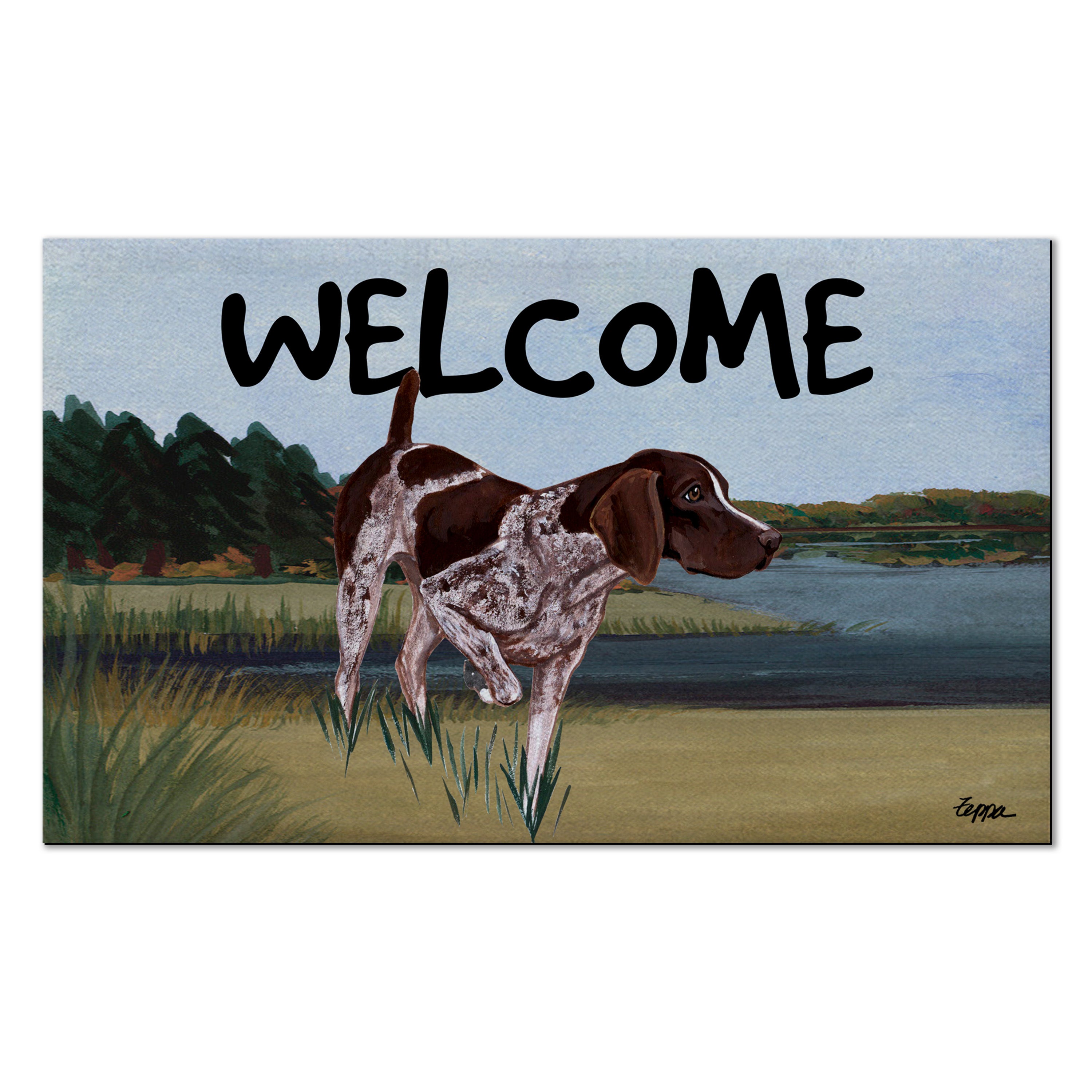 German Pointer Welcome Mat | AKC Shop