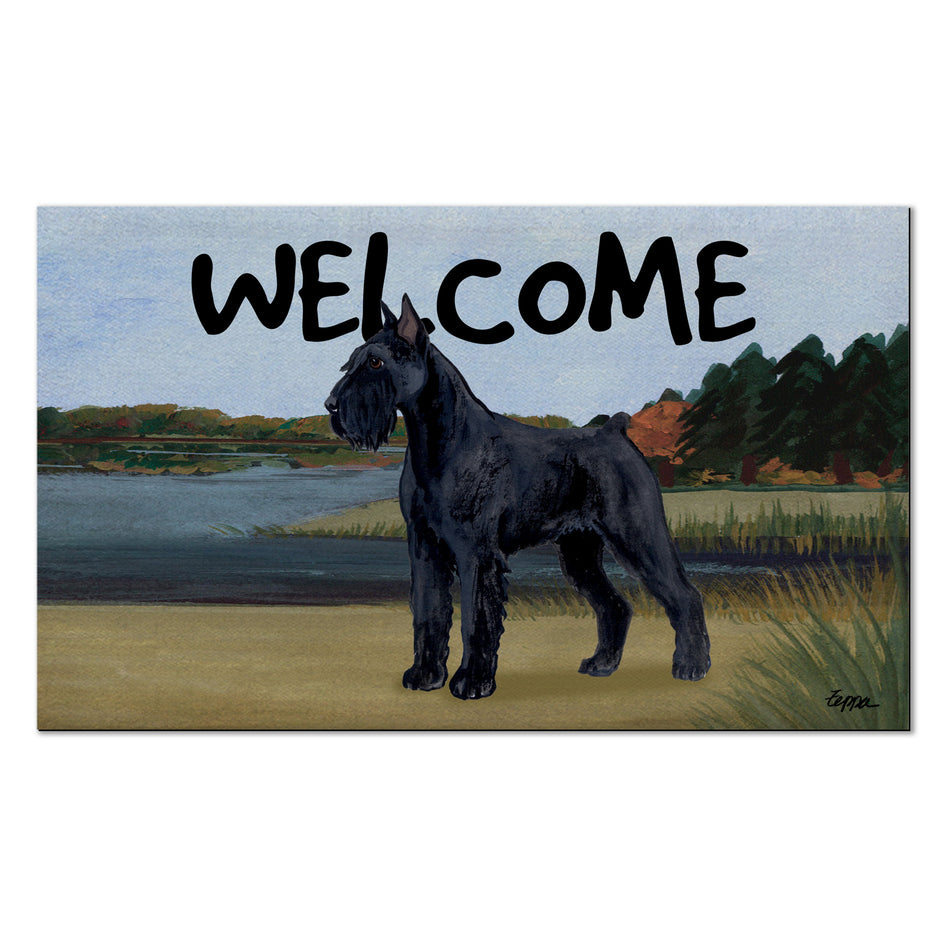 Giant Schnauzer Welcome Mat