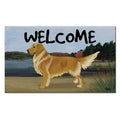 Golden Retriever Welcome Mat