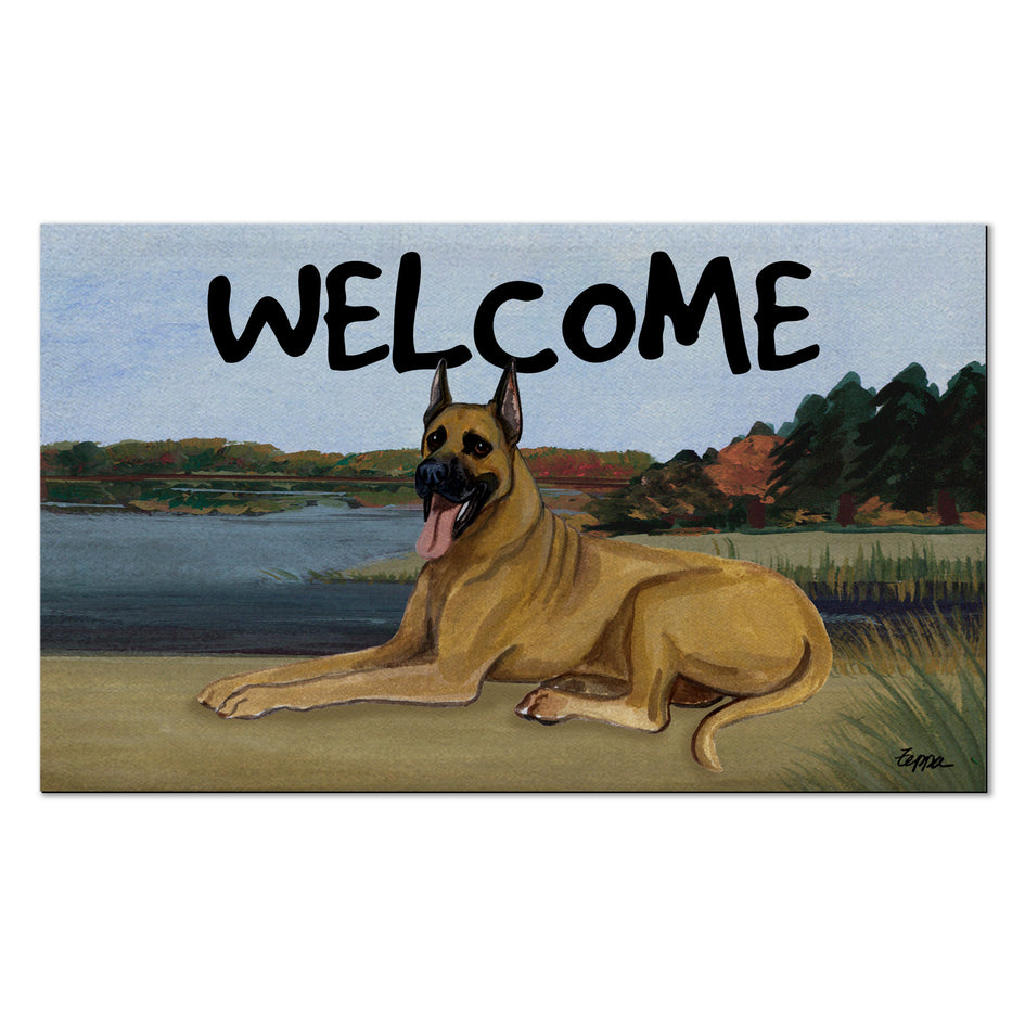 Great Dane Welcome Mat