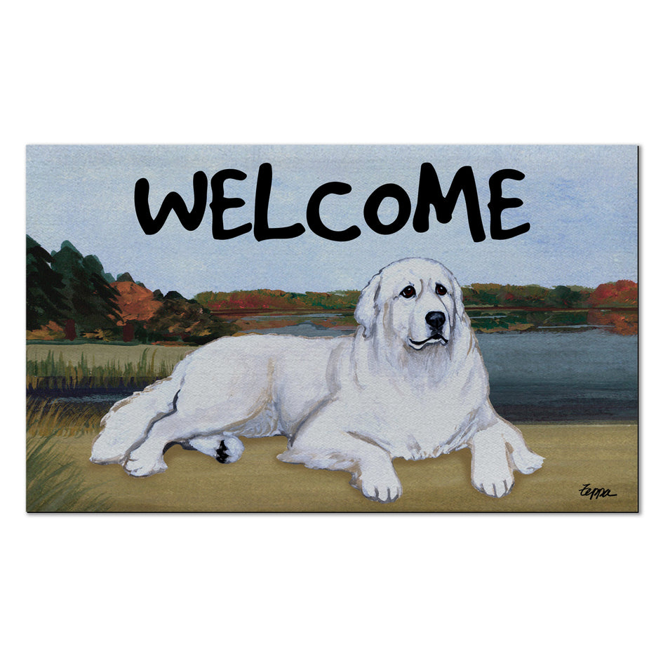 Great Pyrenees Welcome Mat