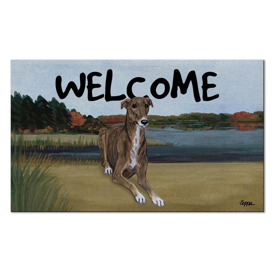 Greyhound Welcome Mat