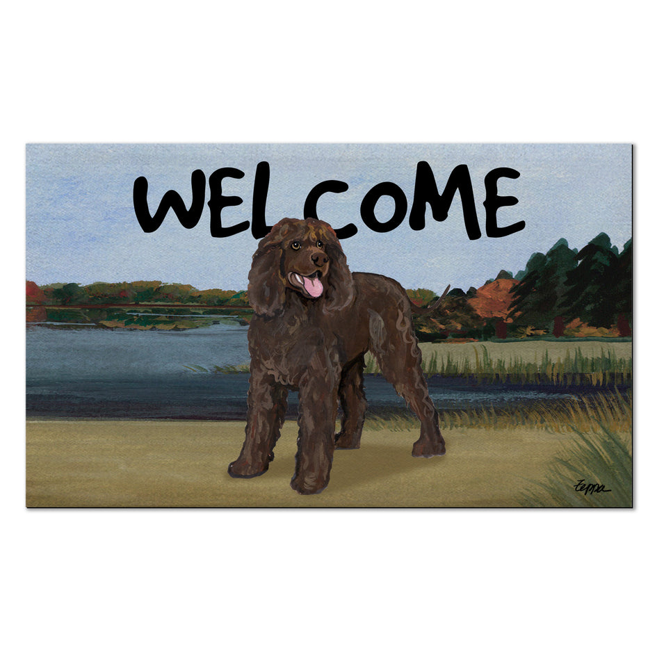 Irish Water Spaniel Welcome Mat