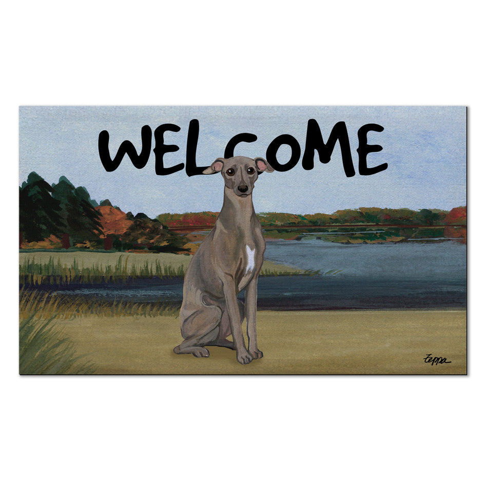 Italian Greyhound Welcome Mat