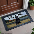 Labrador Retriever Scenic Welcome Mat