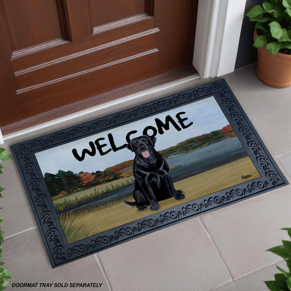 Labrador Retriever Scenic Welcome Mat