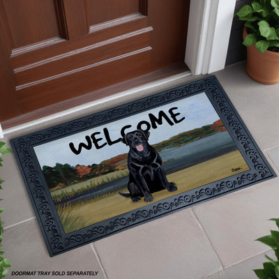 Labrador Retriever Scenic Welcome Mat
