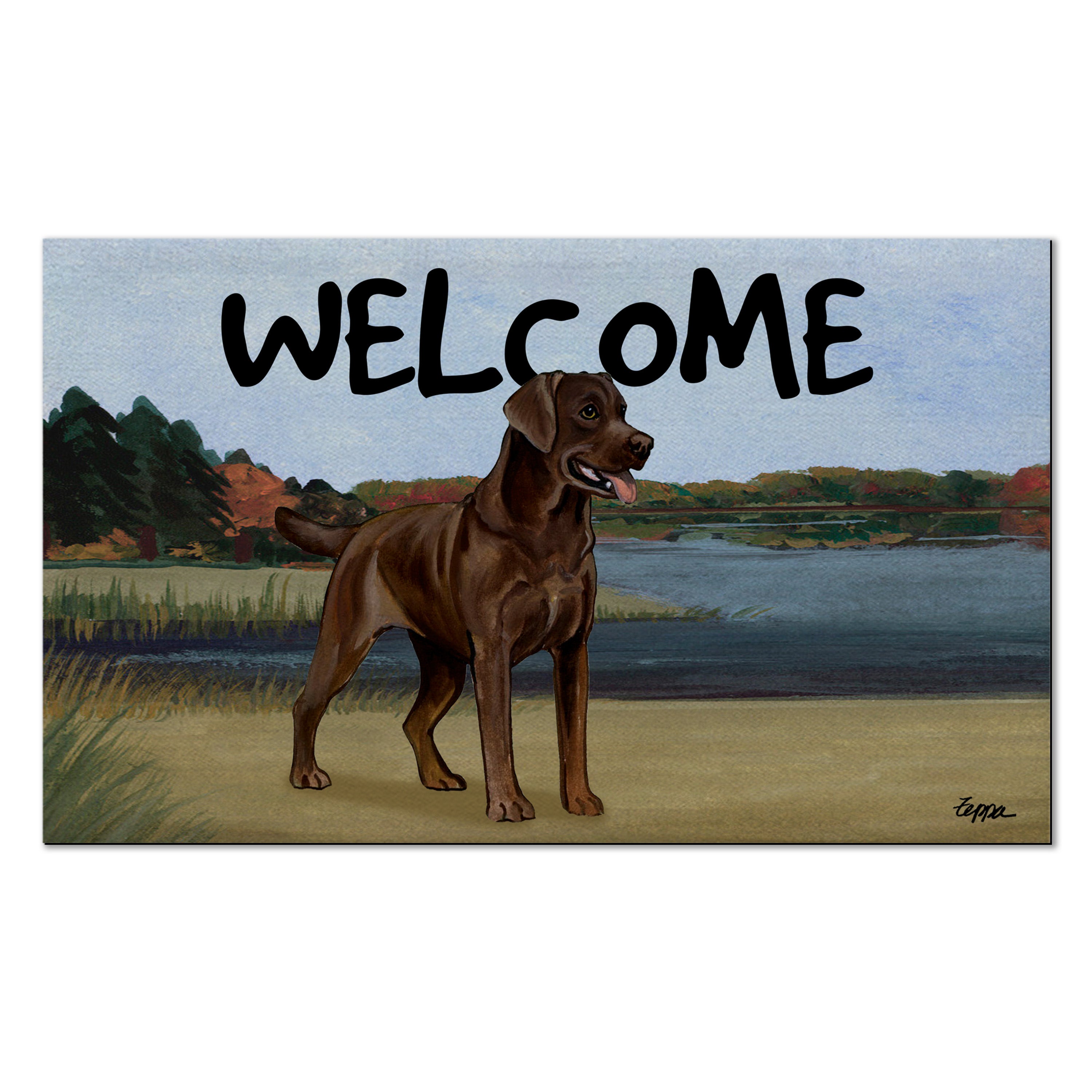 Labrador Retriever Scenic Welcome Mat | AKC Shop