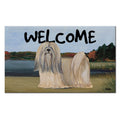 Lhasa Apso Welcome Mat