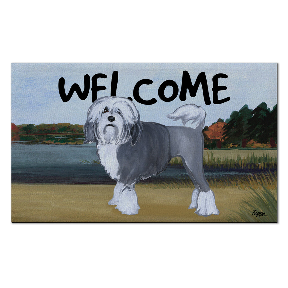 Lowchen Welcome Mat