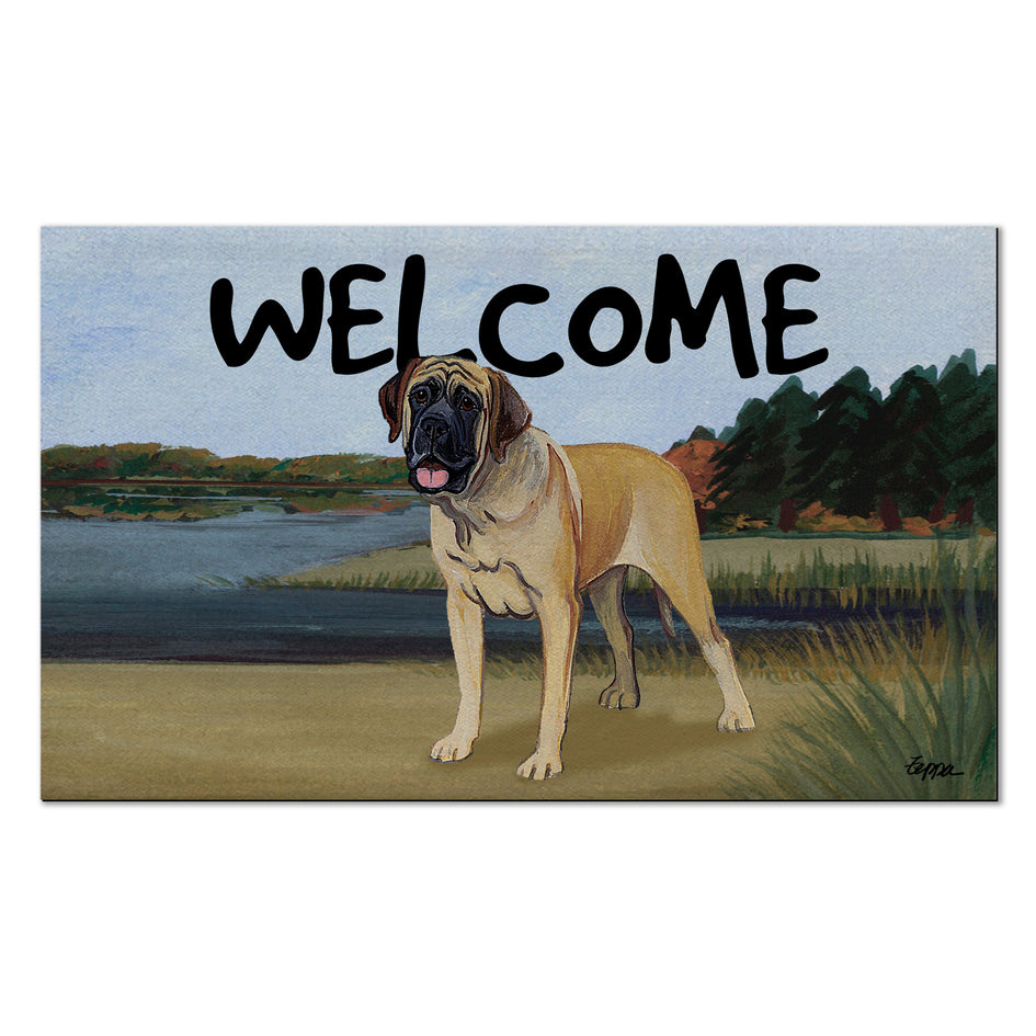 Mastiff Welcome Mat