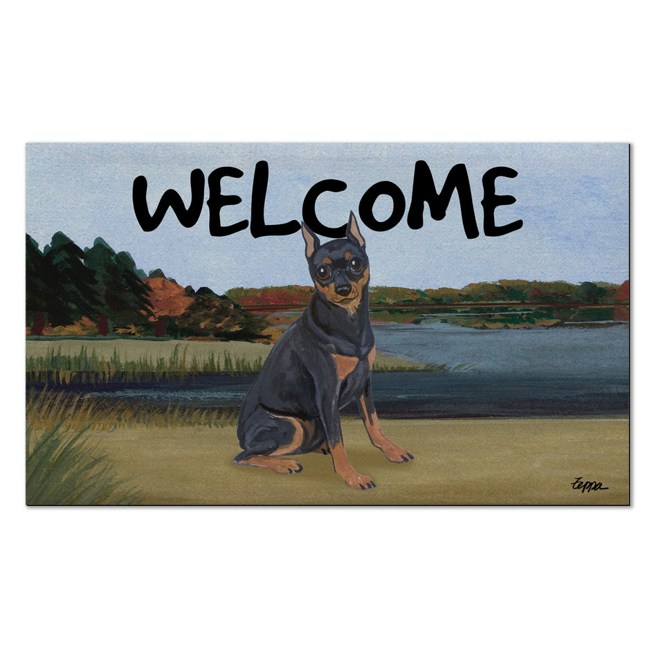 Miniature Pinscher Welcome Mat