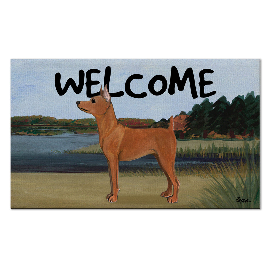 Miniature Pinscher Welcome Mat