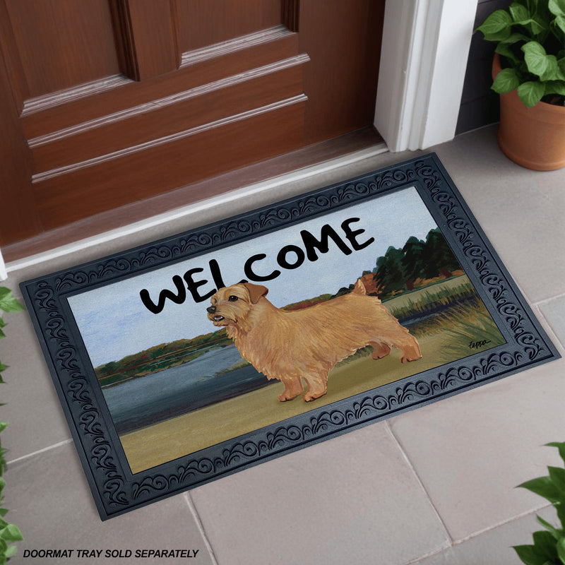 Norfolk Terrier Welcome Mat